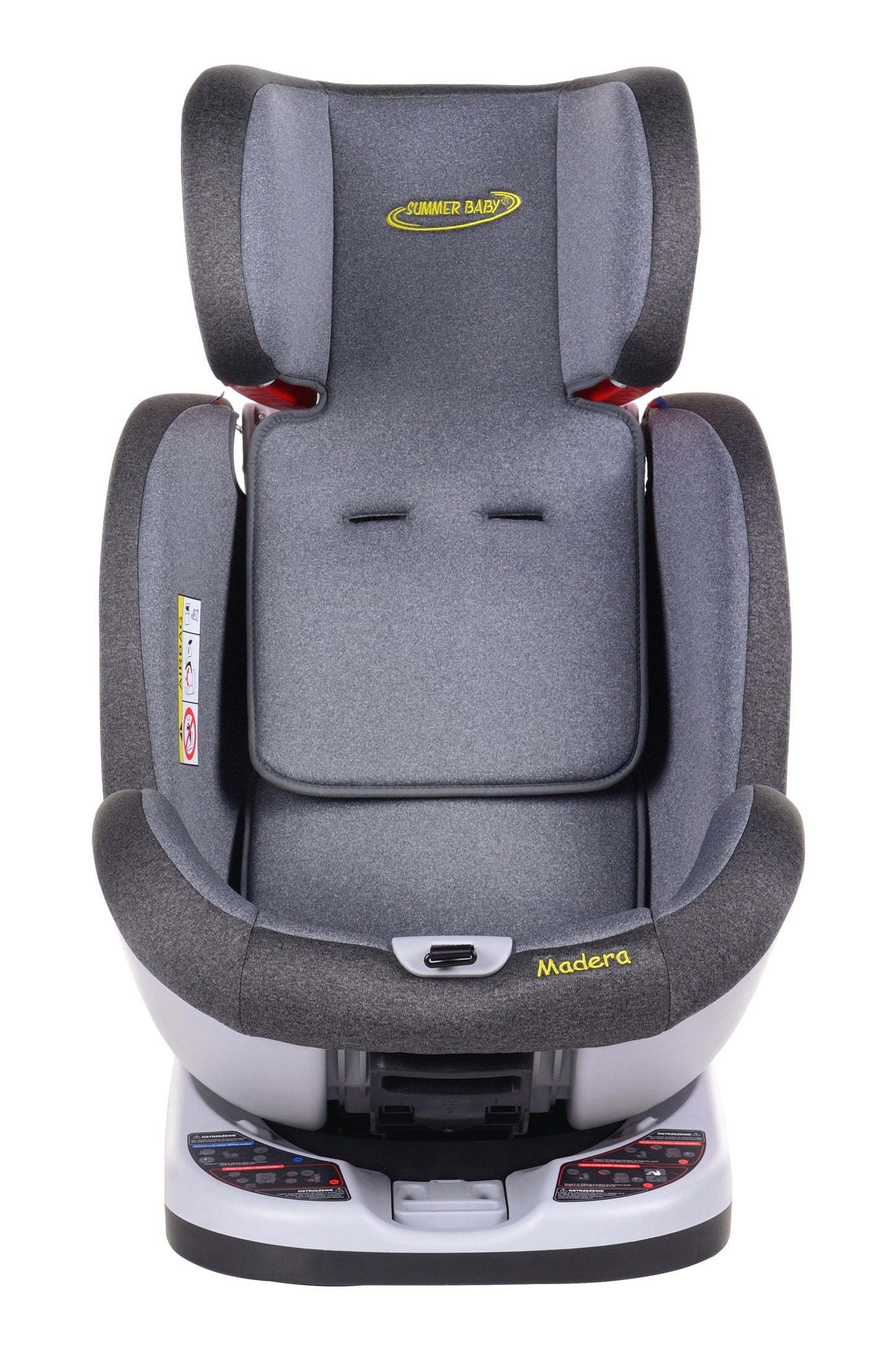 Scaun Auto Profesional Dedicat Pentru Copil, BABY JOLIE MADERA IDL Collection, 3 Grupe De Greutate Intre 0-36 Kg, Tehnologie ISOFIX, Centura TOP TETHER, Rotire 360 Grade cu Reglarea Pozitiei de Somn si a Inaltimii Tetierei, Gri