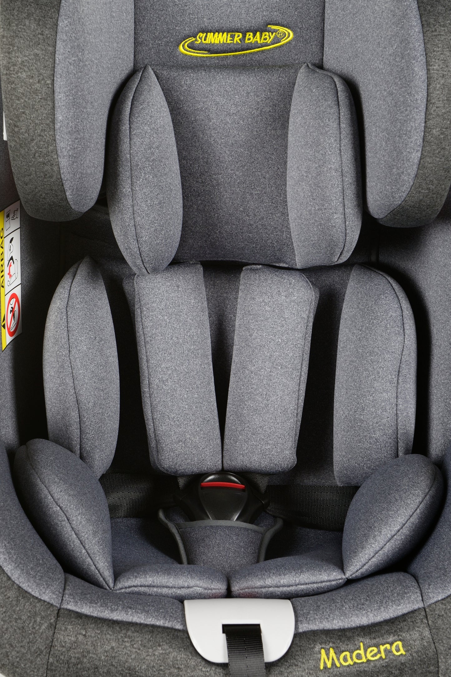 Scaun Auto Profesional Dedicat Pentru Copil, BABY JOLIE MADERA IDL Collection, 3 Grupe De Greutate Intre 0-36 Kg, Tehnologie ISOFIX, Centura TOP TETHER, Rotire 360 Grade cu Reglarea Pozitiei de Somn si a Inaltimii Tetierei, Gri
