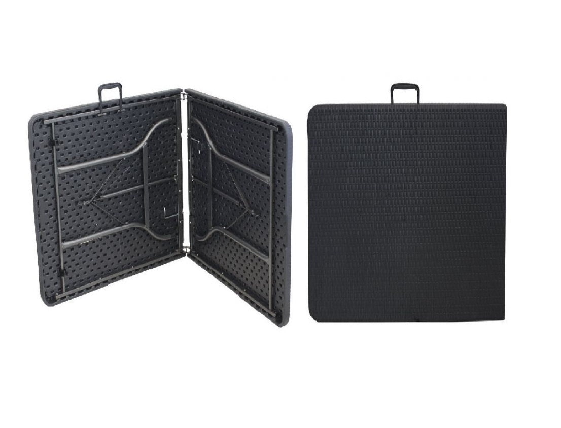 Masa Pliabila Tip Vaiza IDL, Brown DELUXE-Colectie 2019, Dimensiuni: 180 x 75 cm, Constructie masiva din otel, Posibilitatea de pliere rapida a mesei intr-o valiza cu maner