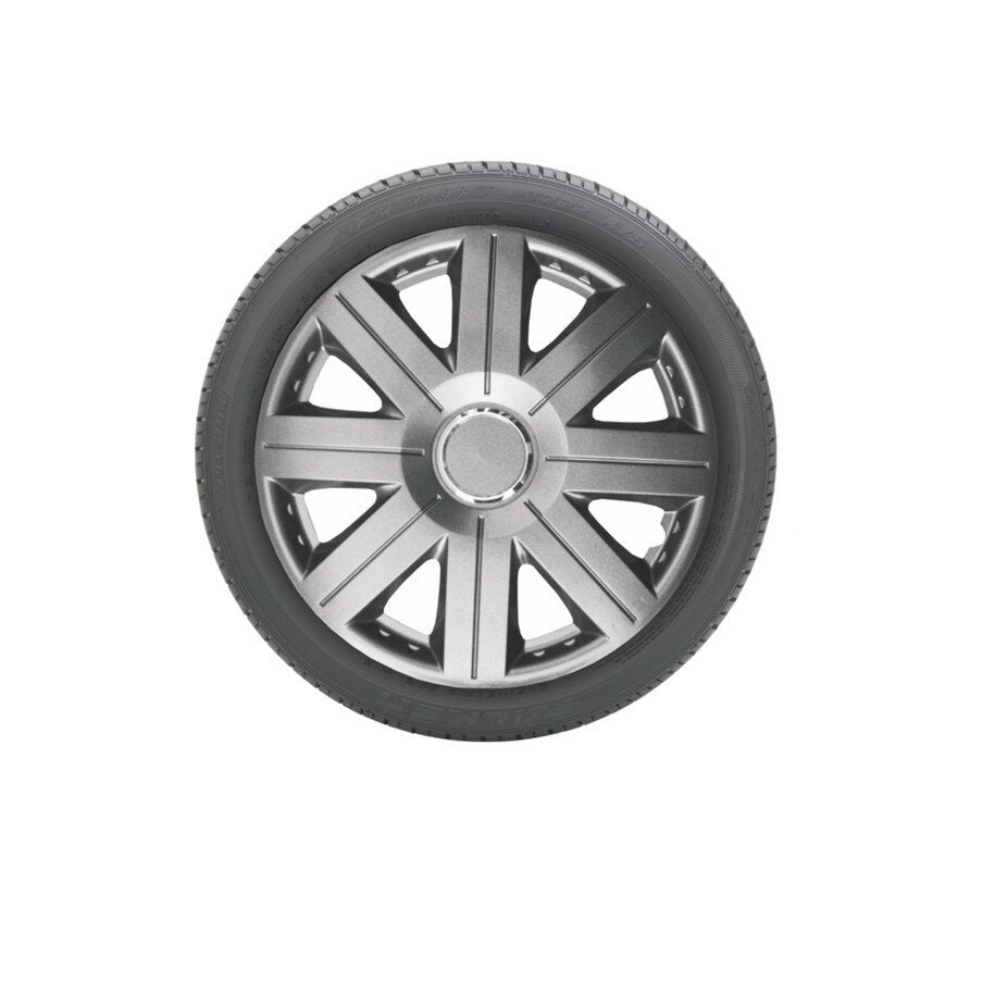 Set 4 Capace roti IDL -16 inch - Capace roti Grafit Cosmos cu inel cromat, material rezistent la viteze mari