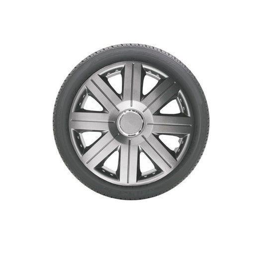 Set 4 Capace roti IDL -16 inch - Capace roti Grafit Cosmos cu inel cromat, material rezistent la viteze mari