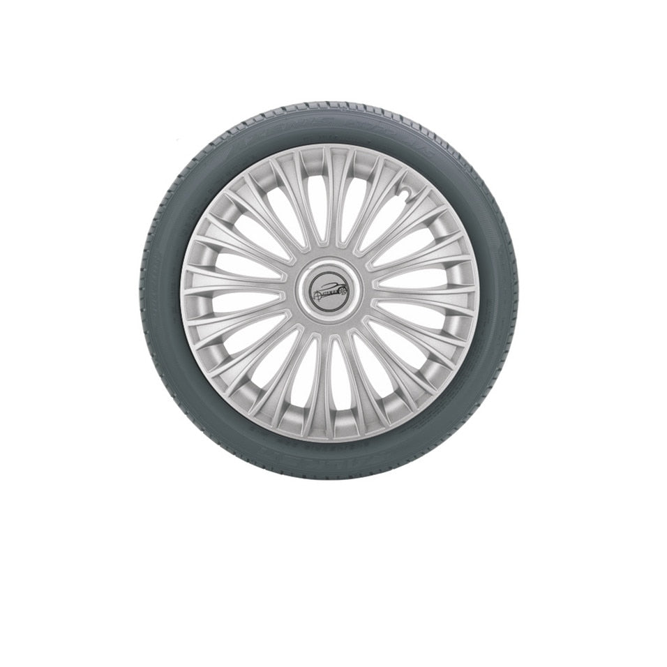 Set 4 Capace roti IDL -15 inch - Capace roti Ring Dino cu inel cromat, material rezistent la viteze mari