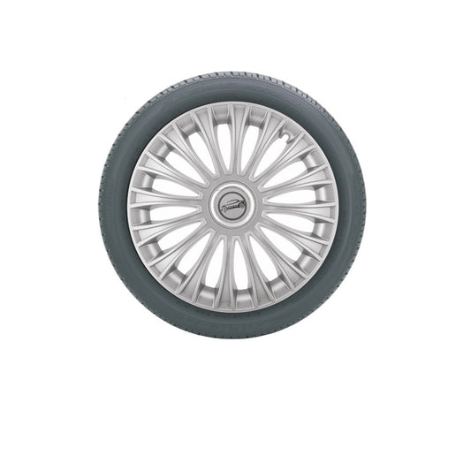 Set 4 Capace roti IDL -15 inch - Capace roti Ring Dino cu inel cromat, material rezistent la viteze mari