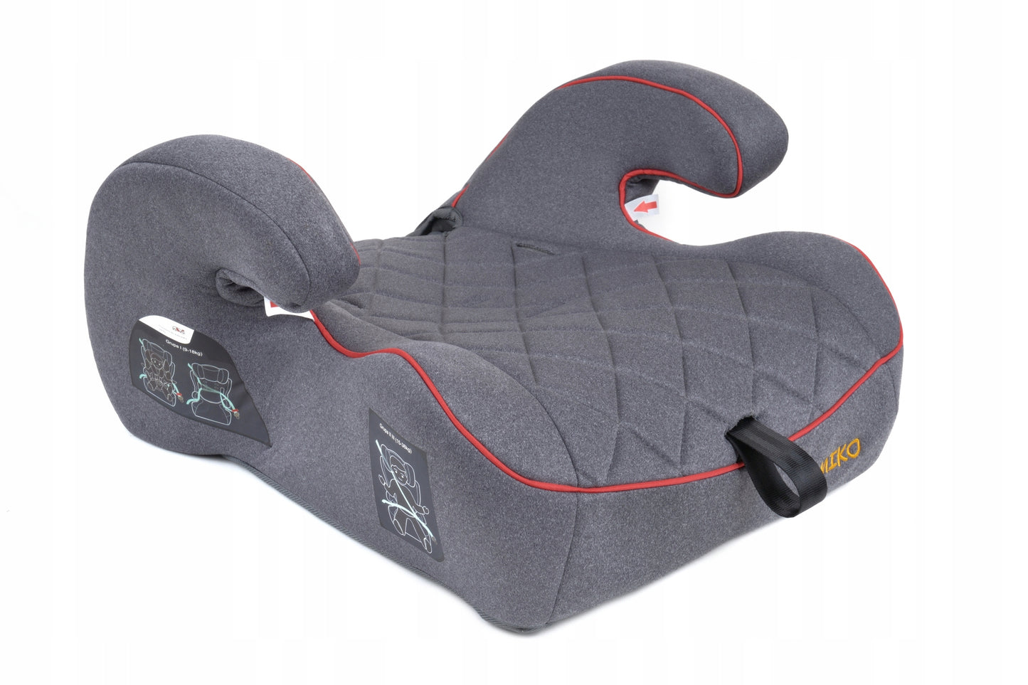 Scaun Auto Profesional Dedicat Pentru Copil Baby Jolie MIKO IDL Collection, Grupa Greutate 9-36 kg, Centuri de Siguranta in 3 Puncte, Tetiera Reglabila, Poate Fi Folosit Si Ca Baza, Husa Detasabila, Dimensiune Universala, Gri