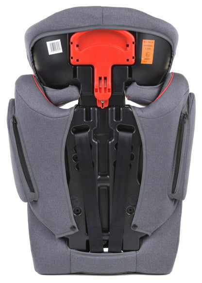 Scaun Auto Profesional Dedicat Pentru Copil Baby Jolie MIKO IDL Collection, Grupa Greutate 9-36 kg, Centuri de Siguranta in 3 Puncte, Tetiera Reglabila, Poate Fi Folosit Si Ca Baza, Husa Detasabila, Dimensiune Universala, Gri