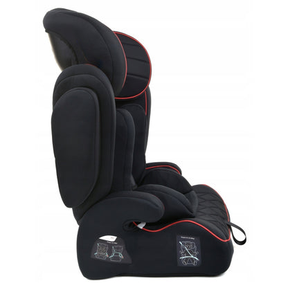 Scaun Auto Profesional Dedicat Pentru Copil Baby Jolie MIKO IDL Collection, Grupa Greutate 9-36 kg, Centuri de Siguranta in 3 Puncte, Tetiera Reglabila, Poate Fi Folosit Si Ca Baza, Husa Detasabila, Dimensiune Universala, Negru