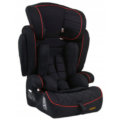 Scaun Auto Profesional Dedicat Pentru Copil Baby Jolie MIKO IDL Collection, Grupa Greutate 9-36 kg, Centuri de Siguranta in 3 Puncte, Tetiera Reglabila, Poate Fi Folosit Si Ca Baza, Husa Detasabila, Dimensiune Universala, Negru