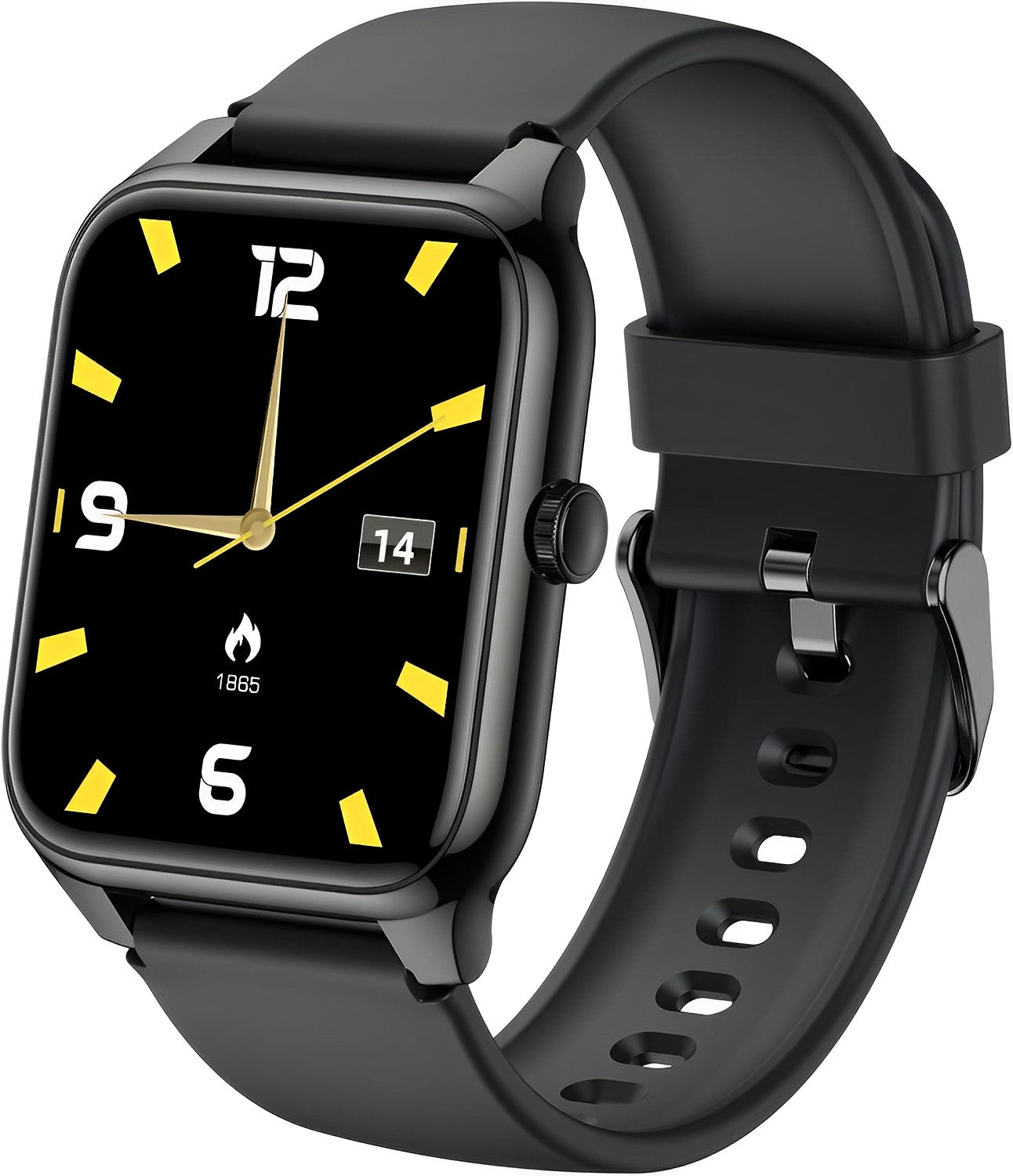 Smartwatch MiniWatch Collection IdealStore, Ecran AMOLED HD 1.78 inch, Preluare Apeluri si Mesaje Bluetooth, Monitorizare Ritm Cardiac, Asistent Vocal, Difuzor si Microfon incorporat, RedareMP3, IP68, Alarma, Android-IOS, Long Battery, Black Edition