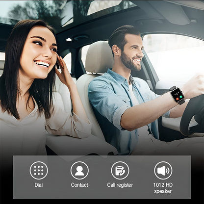 Smartwatch MiniWatch Collection IdealStore, Ecran AMOLED HD 1.78 inch, Preluare Apeluri si Mesaje Bluetooth, Monitorizare Ritm Cardiac, Asistent Vocal, Difuzor si Microfon incorporat, RedareMP3, IP68, Alarma, Android-IOS, Long Battery, Black Edition