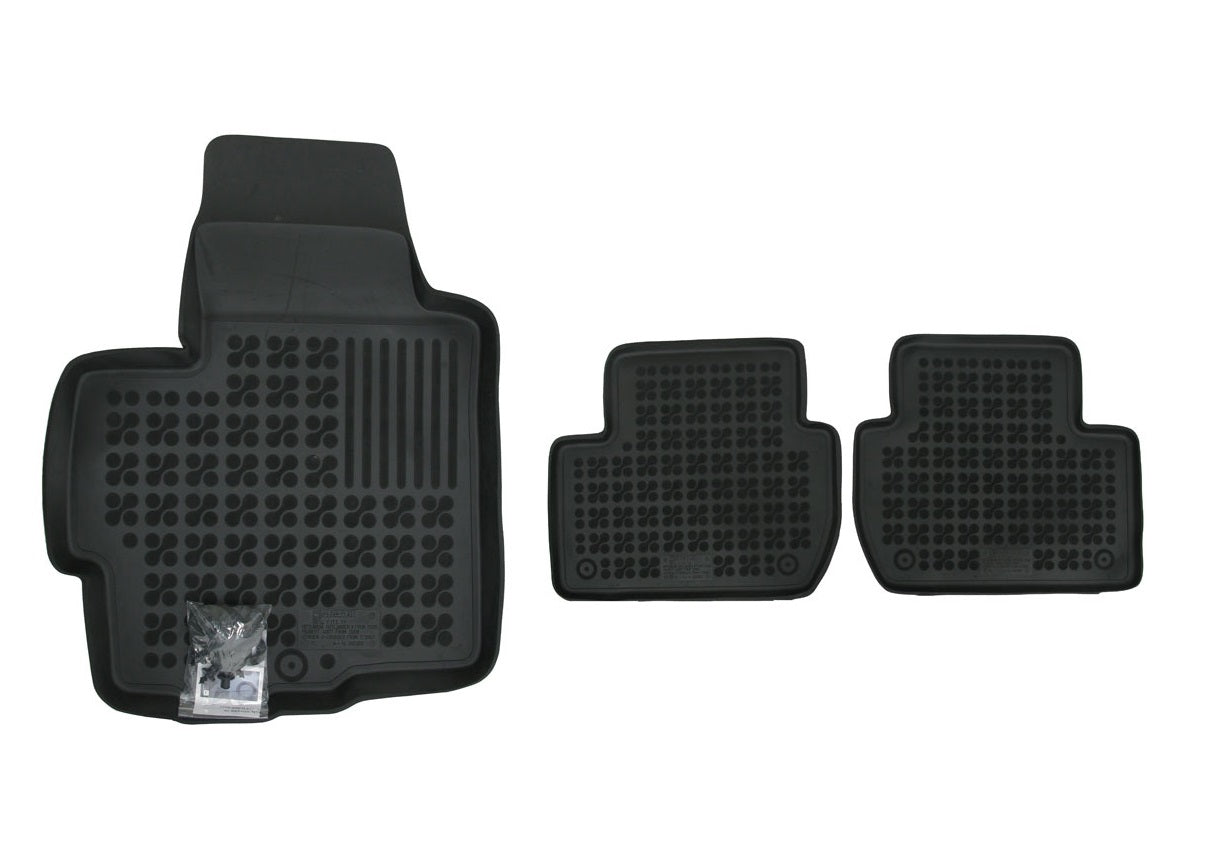 Set 4 covoare profesionale IDL cauciuc stil tavita MITSUBISHI OUTLANDER II 2006-2012, material antiaderent
