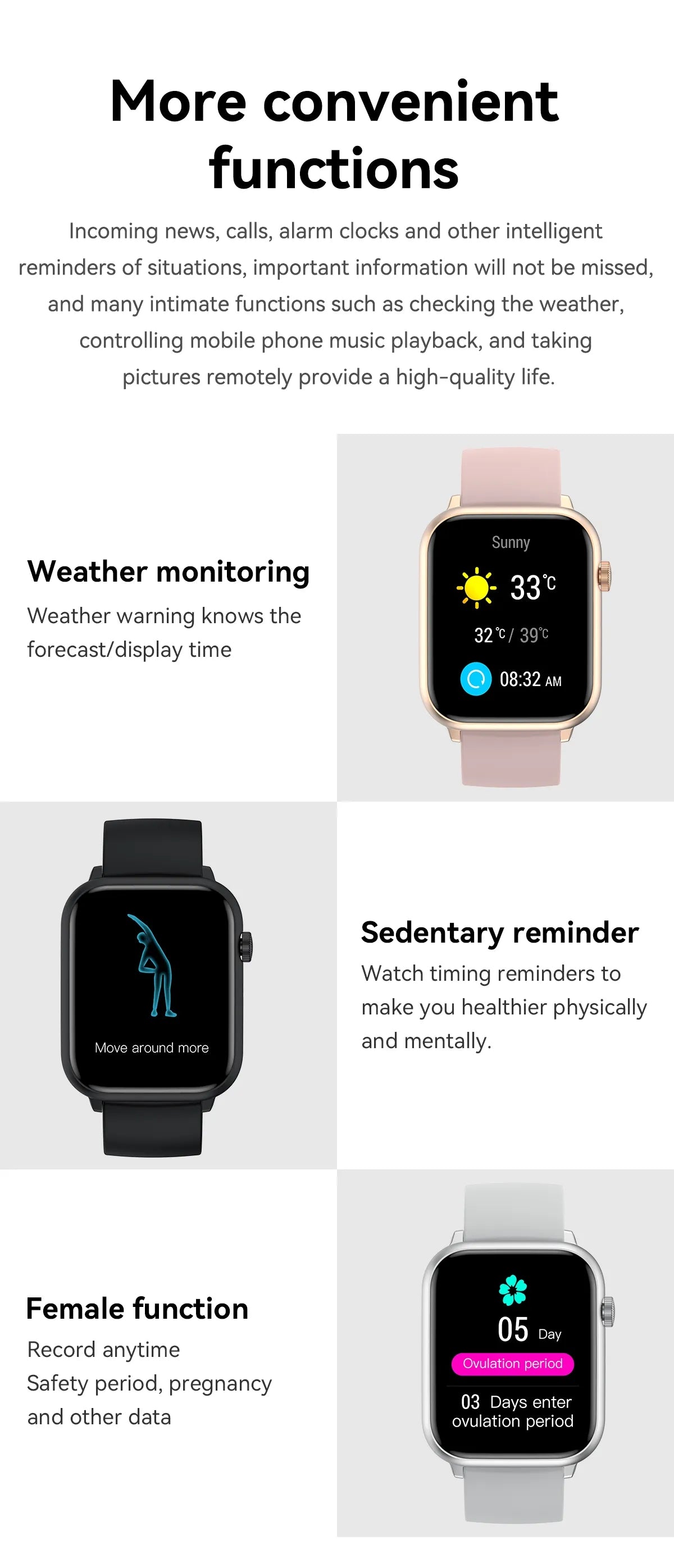 Ceas Smartwatch ModernWatchIdealStore, Ecran AMOLED HD 1.78 inch, Preluare Apeluri si Mesaje Bluetooth, NFC, Monitorizare Ritm Cardiac si Somn, Asistent Vocal, Difuzor si Microfon incorporat, IP67, Alarma, Android-IOS, Long Battery, Black Edition