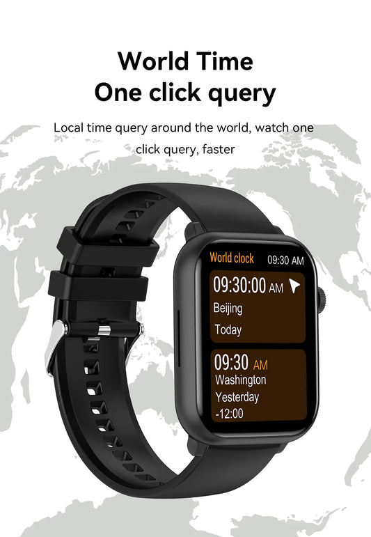 Ceas Smartwatch ModernWatchIdealStore, Ecran AMOLED HD 1.78 inch, Preluare Apeluri si Mesaje Bluetooth, NFC, Monitorizare Ritm Cardiac si Somn, Asistent Vocal, Difuzor si Microfon incorporat, IP67, Alarma, Android-IOS, Long Battery, Gray Edition