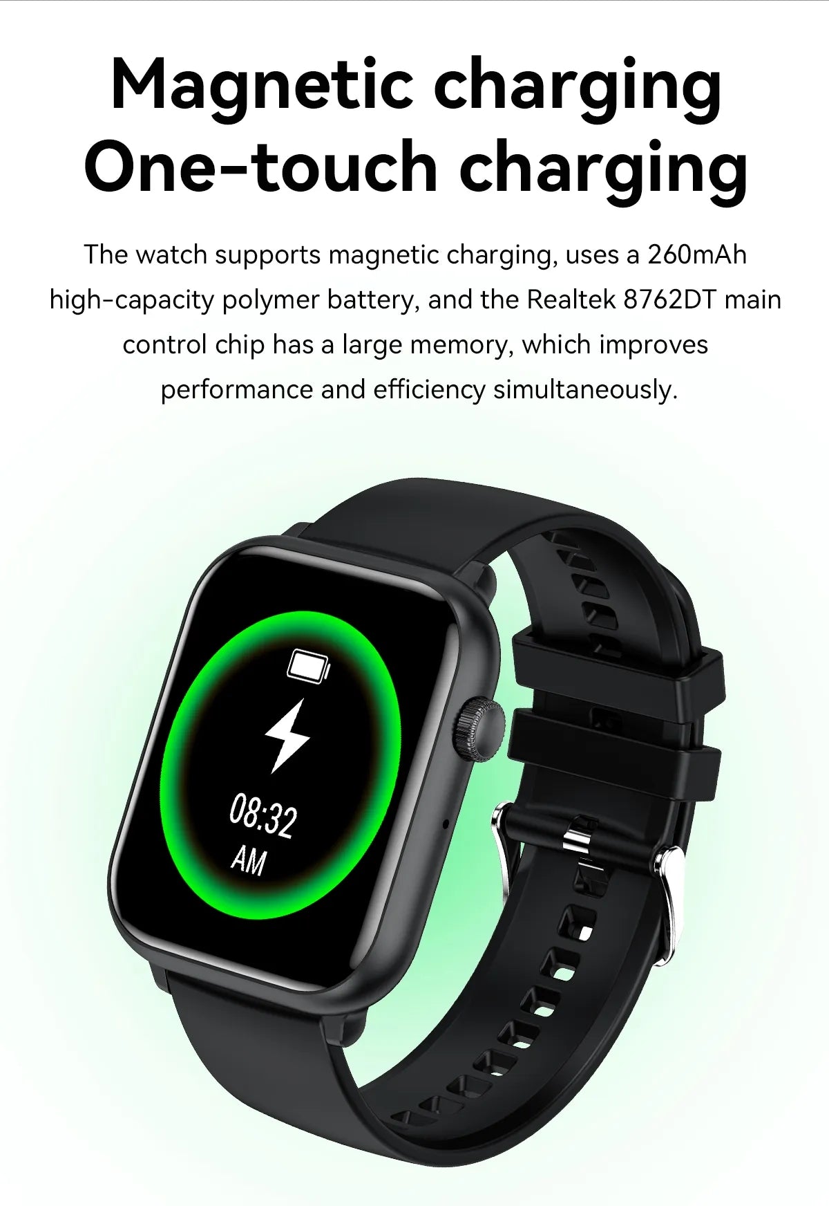 Ceas Smartwatch ModernWatchIdealStore, Ecran AMOLED HD 1.78 inch, Preluare Apeluri si Mesaje Bluetooth, NFC, Monitorizare Ritm Cardiac si Somn, Asistent Vocal, Difuzor si Microfon incorporat, IP67, Alarma, Android-IOS, Long Battery, Black Metal Edition
