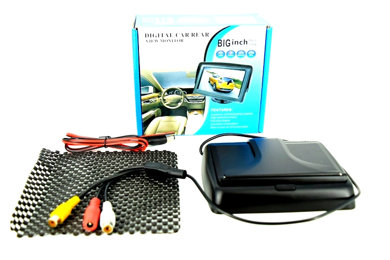 Monitor retractabil marsarier 4,3', doua intrari video