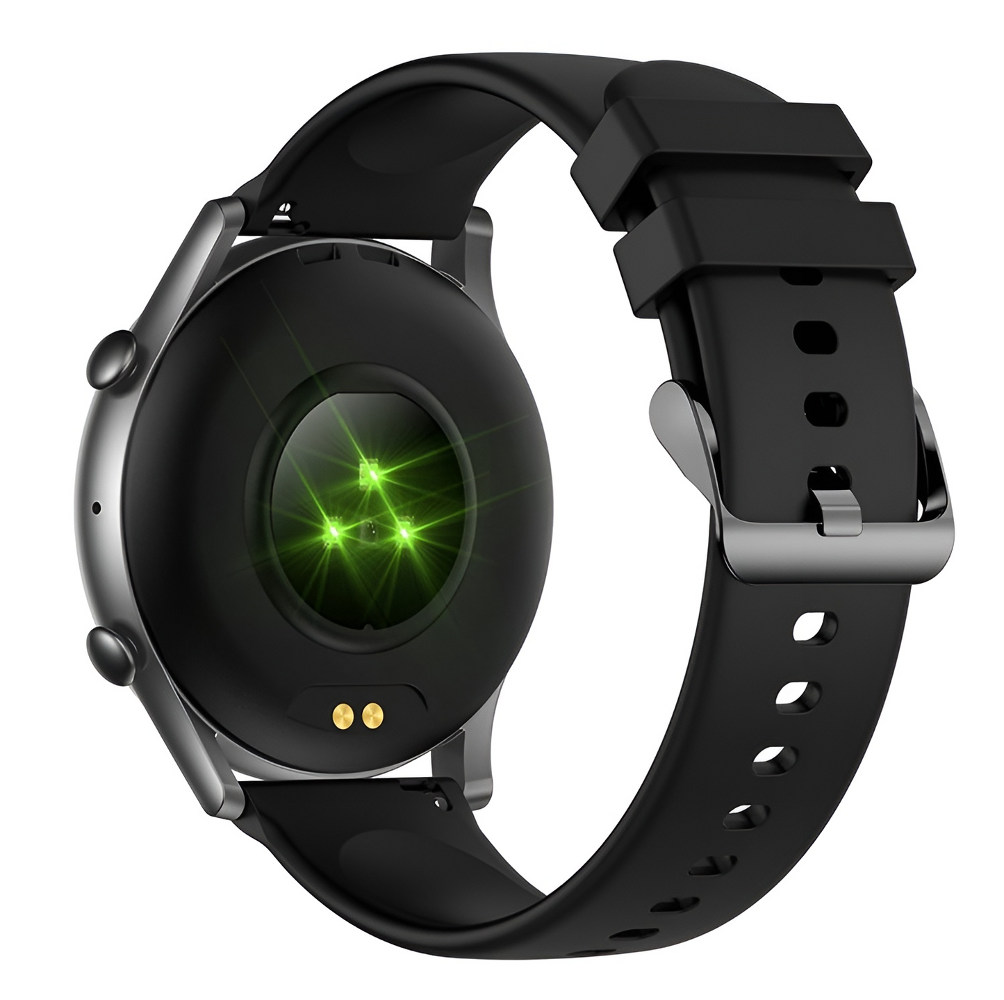 Ceas Smartwatch Moon Style Collection IdealStore, Ecran AMOLED HD 1.43 inch, Preluare Apeluri si Mesaje Bluetooth, NFC, Monitorizare Ritm Cardiac si Somn, Asistent Vocal, Difuzor si Microfon incorporat, IP67, Alarma, Android-IOS, Long Battery, Black