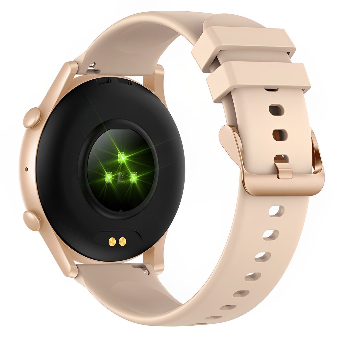 Ceas Smartwatch Moon Style Collection IdealStore, Ecran AMOLED HD 1.43 inch, Preluare Apeluri si Mesaje Bluetooth, NFC, Monitorizare Ritm Cardiac si Somn, Asistent Vocal, Difuzor si Microfon incorporat, IP67, Alarma, Android-IOS, Long Battery, Gold