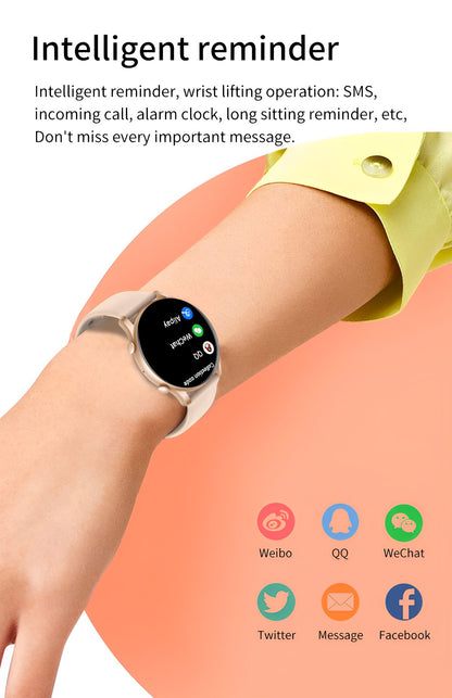 Ceas Smartwatch Moon Style Collection IdealStore, Ecran AMOLED HD 1.43 inch, Preluare Apeluri si Mesaje Bluetooth, NFC, Monitorizare Ritm Cardiac si Somn, Asistent Vocal, Difuzor si Microfon incorporat, IP67, Alarma, Android-IOS, Long Battery, Gold