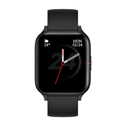 Ceas SmartWatch ZeroFit idealStore, Ultra Slim 1.7', Monitorizare Ritm Cardicac, Tensiunea Arteriala 24/7, Notificari Apeluri/Mesaje, Multi Sport, Autonomie Ridicata, Rezistent la Apa, Negru