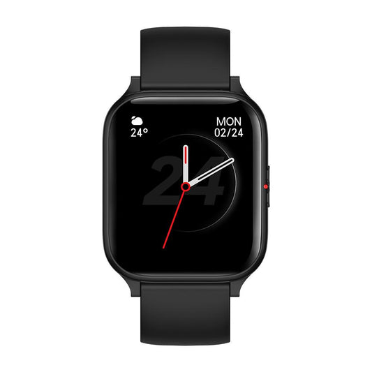 Ceas SmartWatch ZeroFit idealStore, Ultra Slim 1.7', Monitorizare Ritm Cardicac, Tensiunea Arteriala 24/7, Notificari Apeluri/Mesaje, Multi Sport, Autonomie Ridicata, Rezistent la Apa, Negru