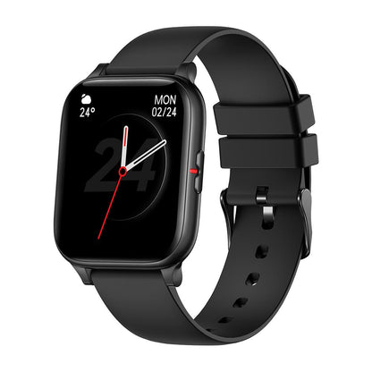 Ceas SmartWatch ZeroFit idealStore, Ultra Slim 1.7', Monitorizare Ritm Cardicac, Tensiunea Arteriala 24/7, Notificari Apeluri/Mesaje, Multi Sport, Autonomie Ridicata, Rezistent la Apa, Negru