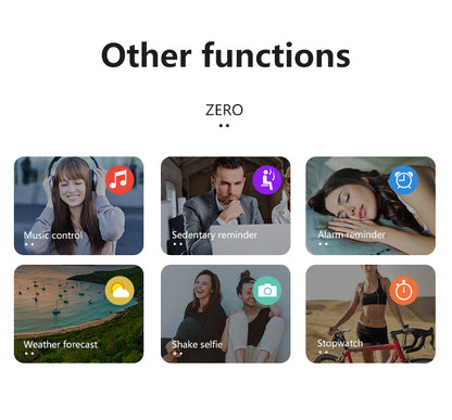 Ceas SmartWatch ZeroFit idealStore, Ultra Slim 1.7', Monitorizare Ritm Cardicac, Tensiunea Arteriala 24/7, Notificari Apeluri/Mesaje, Multi Sport, Autonomie Ridicata, Rezistent la Apa, Gold