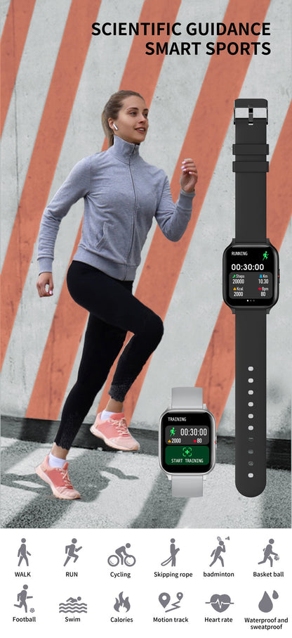 Ceas SmartWatch ZeroFit idealStore, Ultra Slim 1.7', Monitorizare Ritm Cardicac, Tensiunea Arteriala 24/7, Notificari Apeluri/Mesaje, Multi Sport, Autonomie Ridicata, Rezistent la Apa, Argintiu Verde