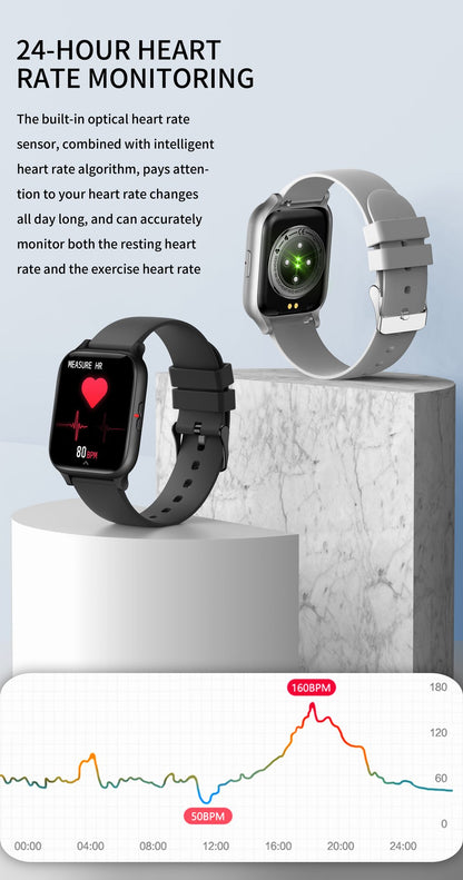 Ceas SmartWatch ZeroFit idealStore, Ultra Slim 1.7', Monitorizare Ritm Cardicac, Tensiunea Arteriala 24/7, Notificari Apeluri/Mesaje, Multi Sport, Autonomie Ridicata, Rezistent la Apa, Argintiu Verde