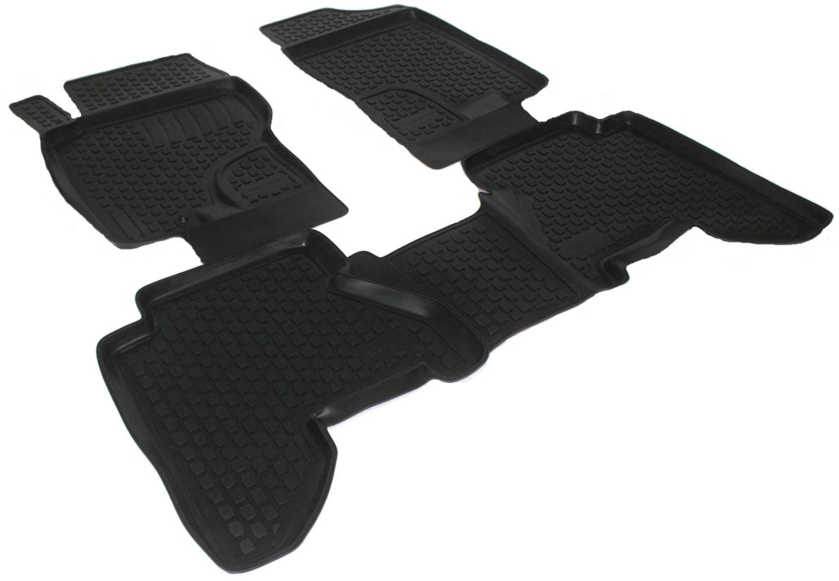 Covoare cauciuc stil tavita Idealstore, dedicat pentru NISSAN PATHFINDER 2005-2015 alaturi de odorizant auto cadou