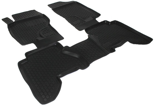 Covoare cauciuc stil tavita Idealstore, dedicat pentru NISSAN PATHFINDER 2005-2015 alaturi de odorizant auto cadou