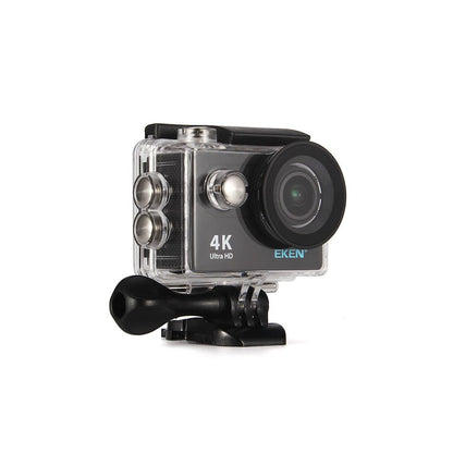 Camera video EKEN Ultra HD 4K super sport 170 grade,Subacvatica 30 m, Wi-Fi Hotspot,Kit accesorii sport, HDMI, 2-inch, NEGRU+ Telecomanda Cadou