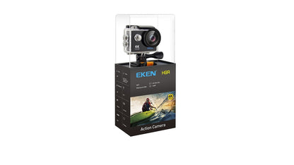 Camera video EKEN Ultra HD 4K super sport 170 grade,Subacvatica 30 m, Wi-Fi Hotspot,Kit accesorii sport, HDMI, 2-inch, NEGRU+ Telecomanda Cadou