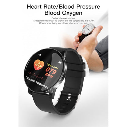 Ceas SmartWatch si Bratara Fitness 2in1 BestProof Extra 8, Monitorizare pasi si distanta, Detectarea frecventei cardiace, Functie Anti-lost, Afisaj Meteo, Notificari apeluri/mesaje, Impermeabilitate IP67, Metalic Negru