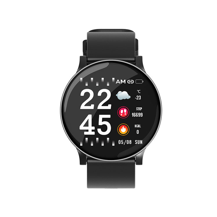 Ceas SmartWatch si Bratara Fitness 2in1 BestProof Extra 8, Monitorizare pasi si distanta, Detectarea frecventei cardiace, Functie Anti-lost, Afisaj Meteo, Notificari apeluri/mesaje, Impermeabilitate IP67, Silicon Negru