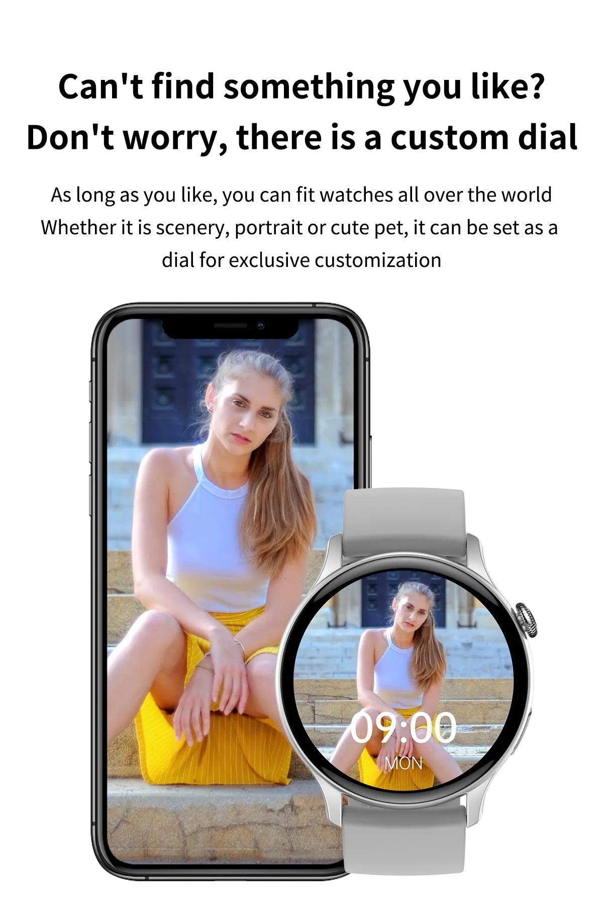 Ceas Smartwatch New Style Collection IdealStore, Ecran AMOLED HD 1.43 inch, Preluare Apeluri si Mesaje Bluetooth, NFC, Monitorizare Ritm Cardiac si Somn, Asistent Vocal, Difuzor si Microfon incorporat, IP67, Android-IOS, Long Battery, Silver Metal