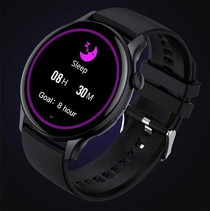 Ceas Smartwatch New Style Collection IdealStore, Ecran AMOLED HD 1.43 inch, Preluare Apeluri si Mesaje Bluetooth, NFC, Monitorizare Ritm Cardiac si Somn, Asistent Vocal, Difuzor si Microfon incorporat, IP67, Android-IOS, Long Battery, Black Edition