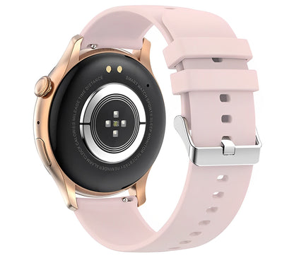 Ceas Smartwatch New Style Collection IdealStore, Ecran AMOLED HD 1.43 inch, Preluare Apeluri si Mesaje Bluetooth, NFC, Monitorizare Ritm Cardiac si Somn, Asistent Vocal, Difuzor si Microfon incorporat, IP67, Android-IOS, Long Battery, Gold Edition