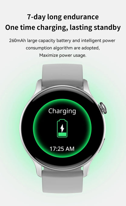 Ceas Smartwatch New Style Collection IdealStore, Ecran AMOLED HD 1.43 inch, Preluare Apeluri si Mesaje Bluetooth, NFC, Monitorizare Ritm Cardiac si Somn, Asistent Vocal, Difuzor si Microfon incorporat, IP67, Android-IOS, Long Battery, Gray Edition