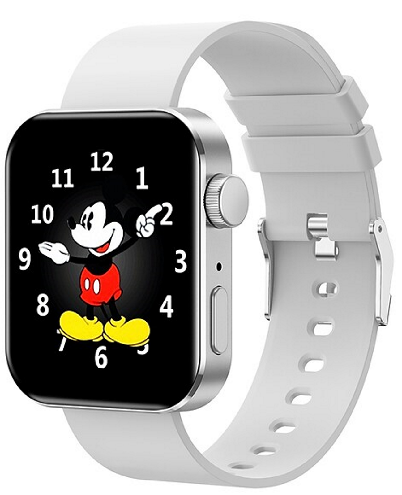 Ceas SmartWatch Inteligent Class Collection KN200 idealSTORE, Ecran tactil complet 1,72 Inch, Apelare prin Bluetooth, SMS, Android-IOS, Ritm cardiac, Ceas, Calorii, Distanta, Pedometru, Tensiune arteriala, IP68, Gasire Bratara-Telefon, Alb