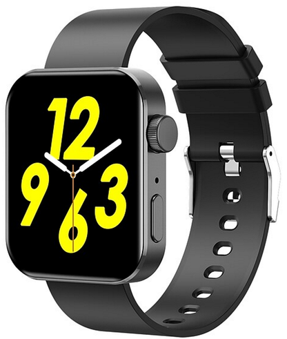 Ceas SmartWatch Inteligent Class Collection KN200 idealSTORE, Ecran tactil complet 1,72 Inch, Apelare prin Bluetooth, SMS, Android-IOS, Ritm cardiac, Ceas, Calorii, Distanta, Pedometru, Tensiune arteriala, IP68, Gasire Bratara-Telefon, Negru