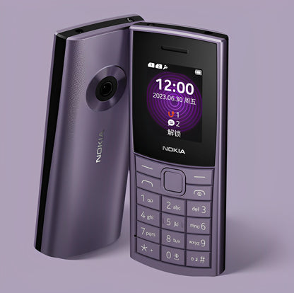 Telefon Mobil Nokia 110 4G, Ecran 1.8 inch, Dual SIM, Memorie 128 MB RAM, 48 MB, Permite card SD, Camera Foto-Video, Bluetooth, Black 2023 Edition