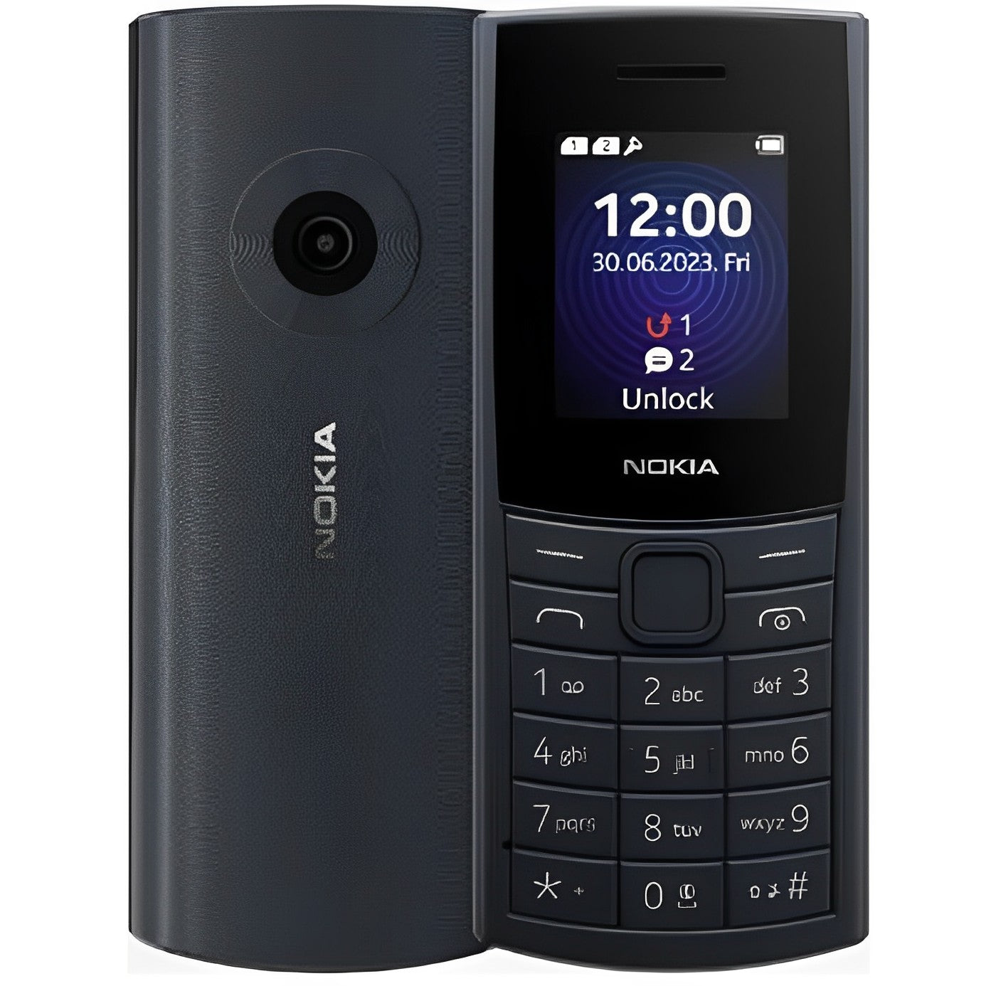 Telefon Mobil Nokia 110 4G, Ecran 1.8 inch, Dual SIM, Memorie 128 MB RAM, 48 MB, Permite card SD, Camera Foto-Video, Bluetooth, Black 2023 Edition