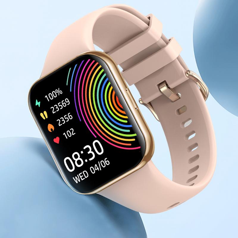 Ceas Smartwatch idealStore NovoDue, Apel Bluetooth, Muzica Bluetooth, Notificari SMS si Aplicatii Sociale, Monitorizare Sanatate, EKG, 20 Moduri Sportive, Memento Apa si Sedentarism, Rezistent la apa IP67, Silicon Gold