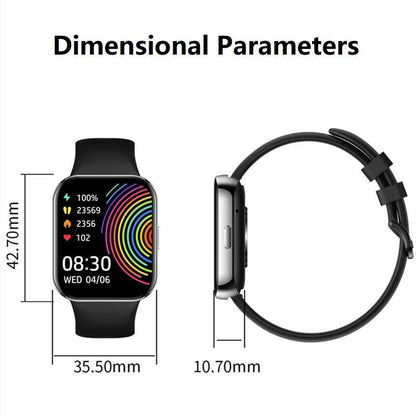 Ceas Smartwatch idealStore NovoDue, Apel Bluetooth, Muzica Bluetooth, Notificari SMS si Aplicatii Sociale, Monitorizare Sanatate, EKG, 20 Moduri Sportive, Memento Apa si Sedentarism, Rezistent la apa IP67, Silicon Negru