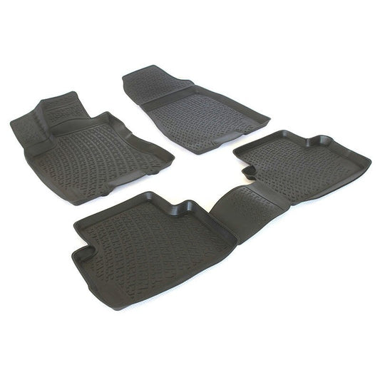 Set 4 covoare profesioanel IDL cauciuc stil tavita NISSAN QASHQAI II dupa 2013, material antiaderent