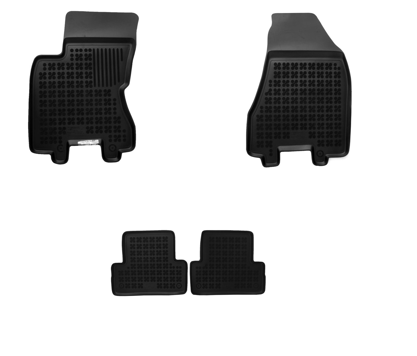 Set 4 covoare profesioanel IDL cauciuc stil tavita Nissan X-Trail II 2007-2013, material antiaderent