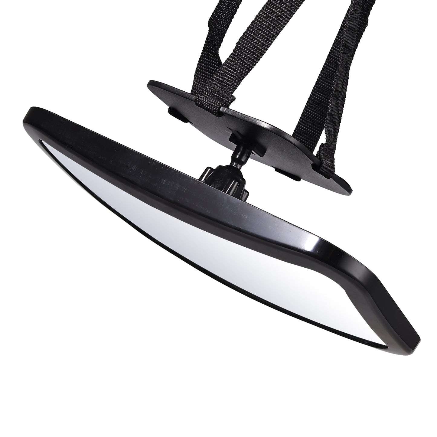 Oglinda auto Rotativa pentru bebe idealSTORE, Mega Kids Mirror, Dimensiuni 19 x 30 cm, Convexa, ceea ce creste unghiurile de vizualizare a bebelusului, Ideala pentru calatorii