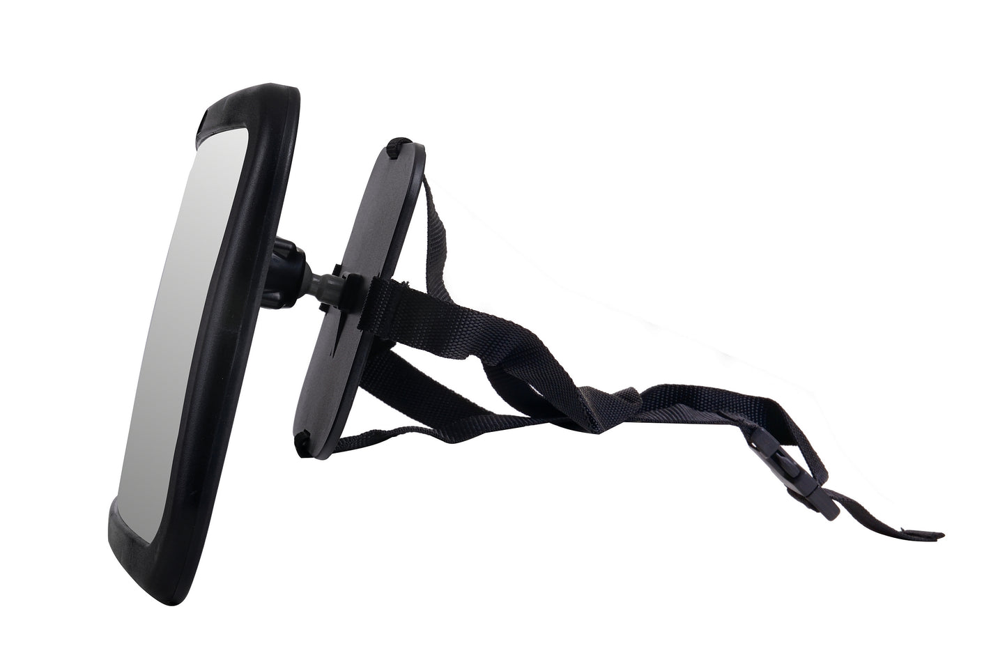 Oglinda auto Rotativa pentru bebe idealSTORE, Mega Kids Mirror, Dimensiuni 19 x 30 cm, Convexa, ceea ce creste unghiurile de vizualizare a bebelusului, Ideala pentru calatorii