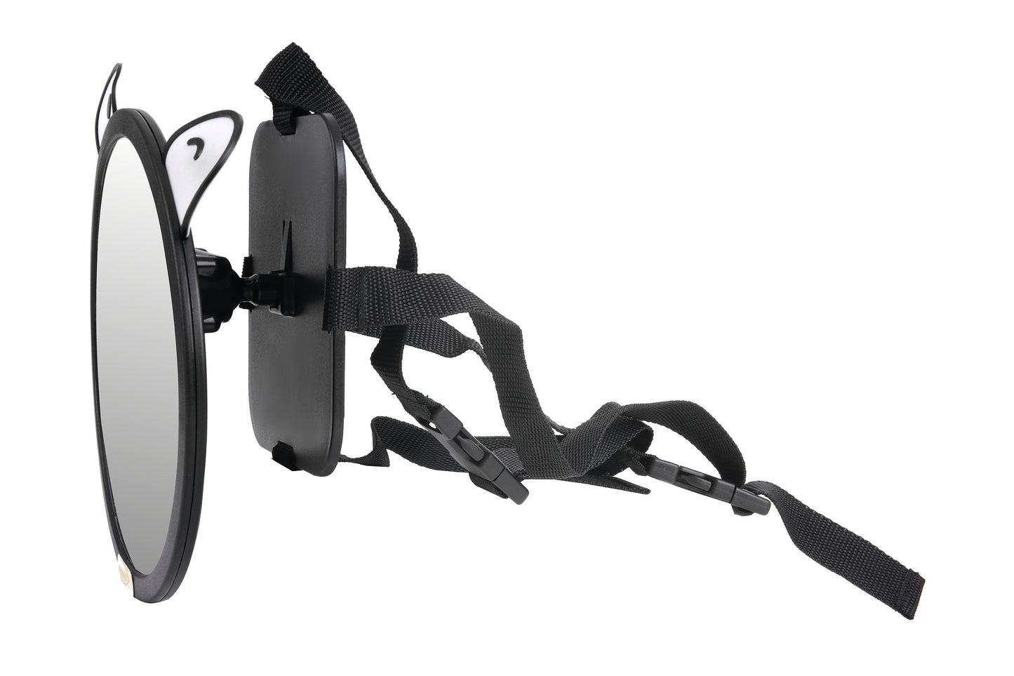 Oglinda auto Rotativa pentru bebe idealSTORE, Little Kids Mirror, Dimensiuni 18 x 21.5 cm, Convexa, ceea ce creste unghiurile de vizualizare a bebelusului, Ideala pentru calatorii