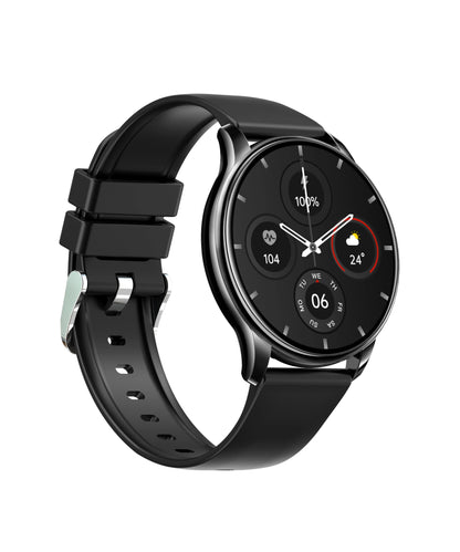 Ceas Smartwatch OPPOS idealStore, Ecran HD 1.32 inch, Notificari Apeluri/Mesaje/App, Rezistent la Apa, Monitor Frecventa Cardiaca, Somn, Momento Menstrual, Termometru Corporal, Multi Sport, Compatibil iOS si Android, Negru