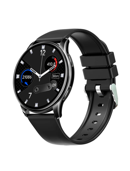 Ceas Smartwatch OPPOS idealStore, Ecran HD 1.32 inch, Notificari Apeluri/Mesaje/App, Rezistent la Apa, Monitor Frecventa Cardiaca, Somn, Momento Menstrual, Termometru Corporal, Multi Sport, Compatibil iOS si Android, Negru